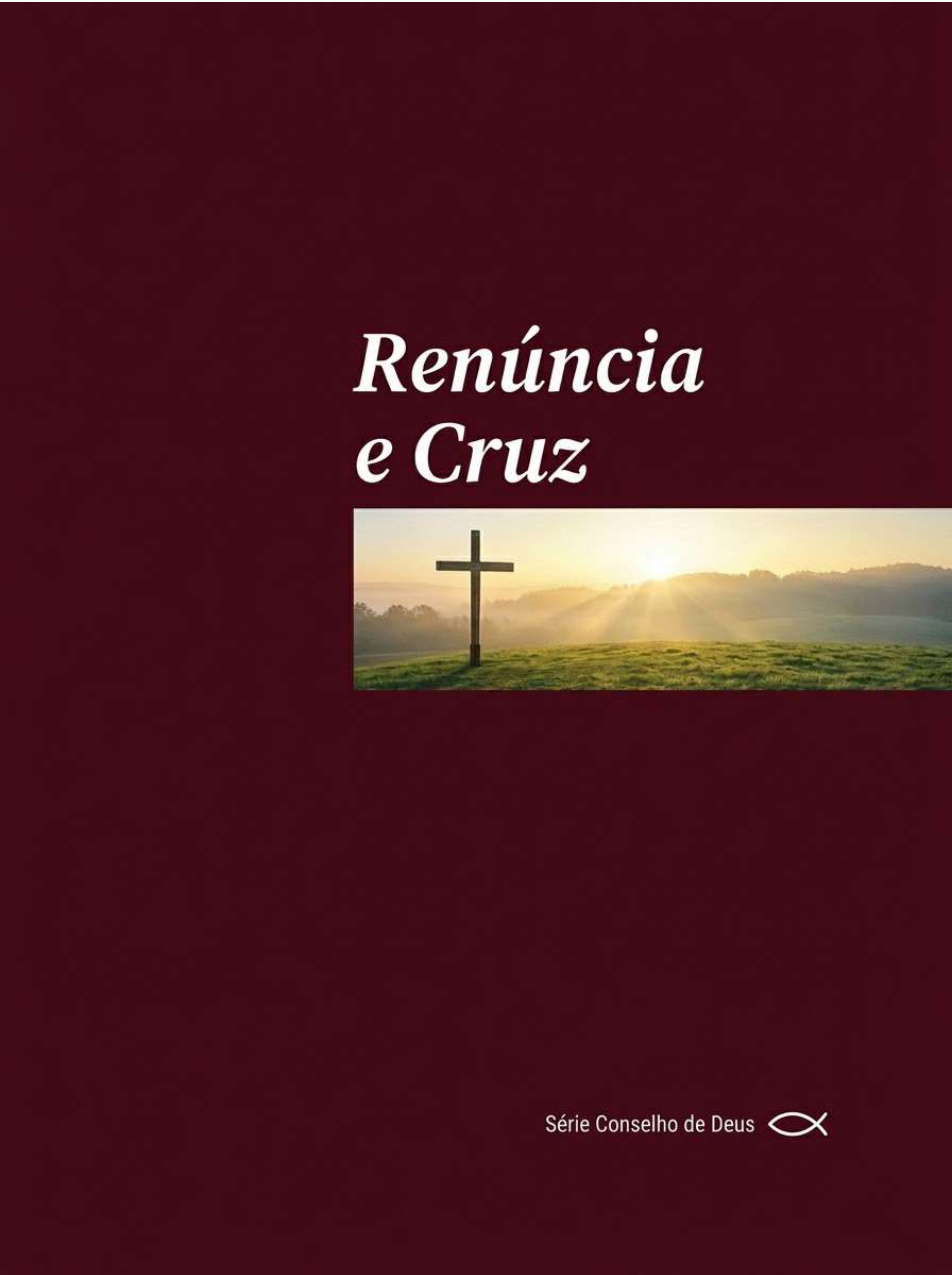 Capa da apostila Renúncia e Cruz